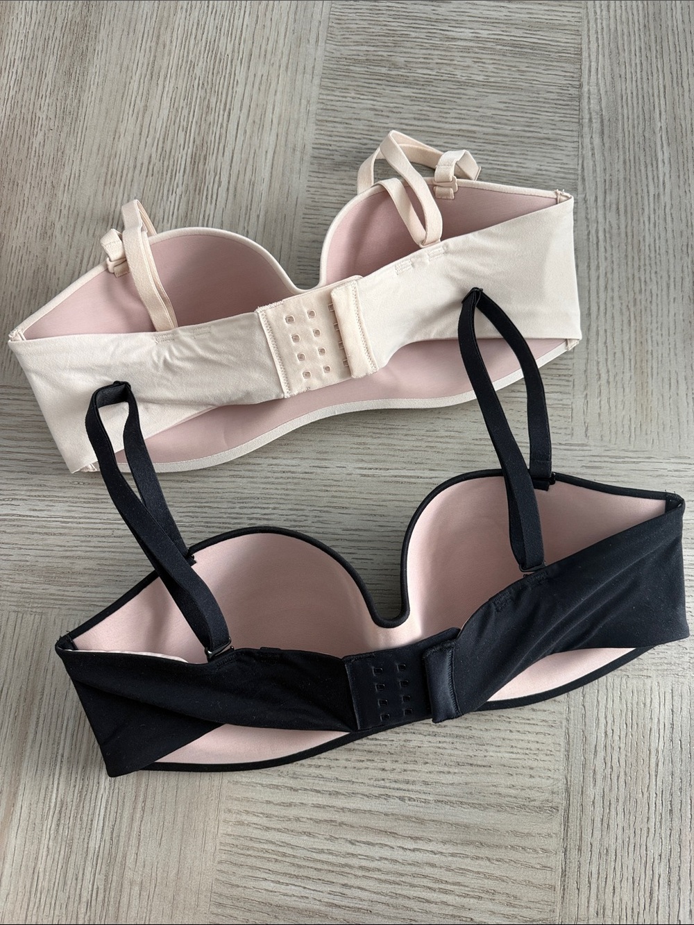 Soma Strapless Convertible Bra - Black & Cream - Picture 2 of 6